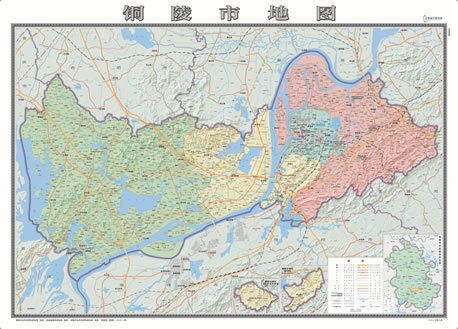 銅陵市地圖